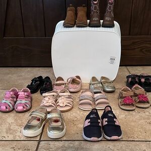 Girls size 6 boots, sneakers, dress shoes, sandals